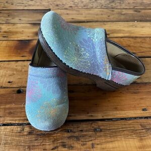Dansko Multicolor Floral Mules